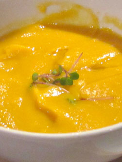 recette de Sweet potatoes and parsnips Soup
