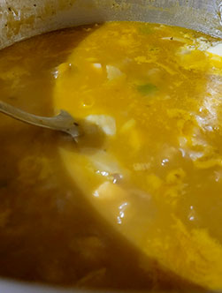 recette de Sopa de Calabaza Haitiana